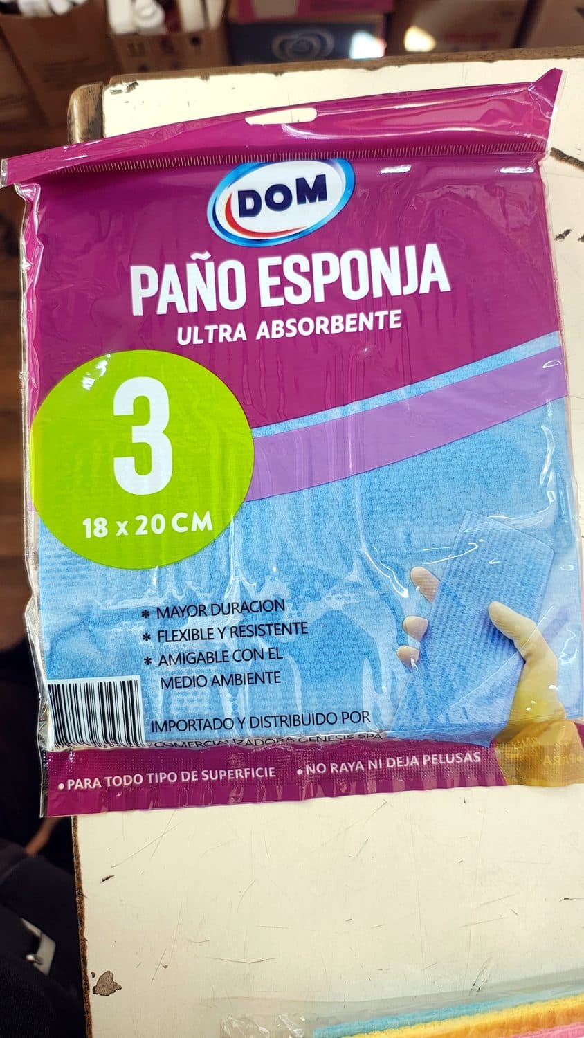 PAÑO ESPONJA DOM
