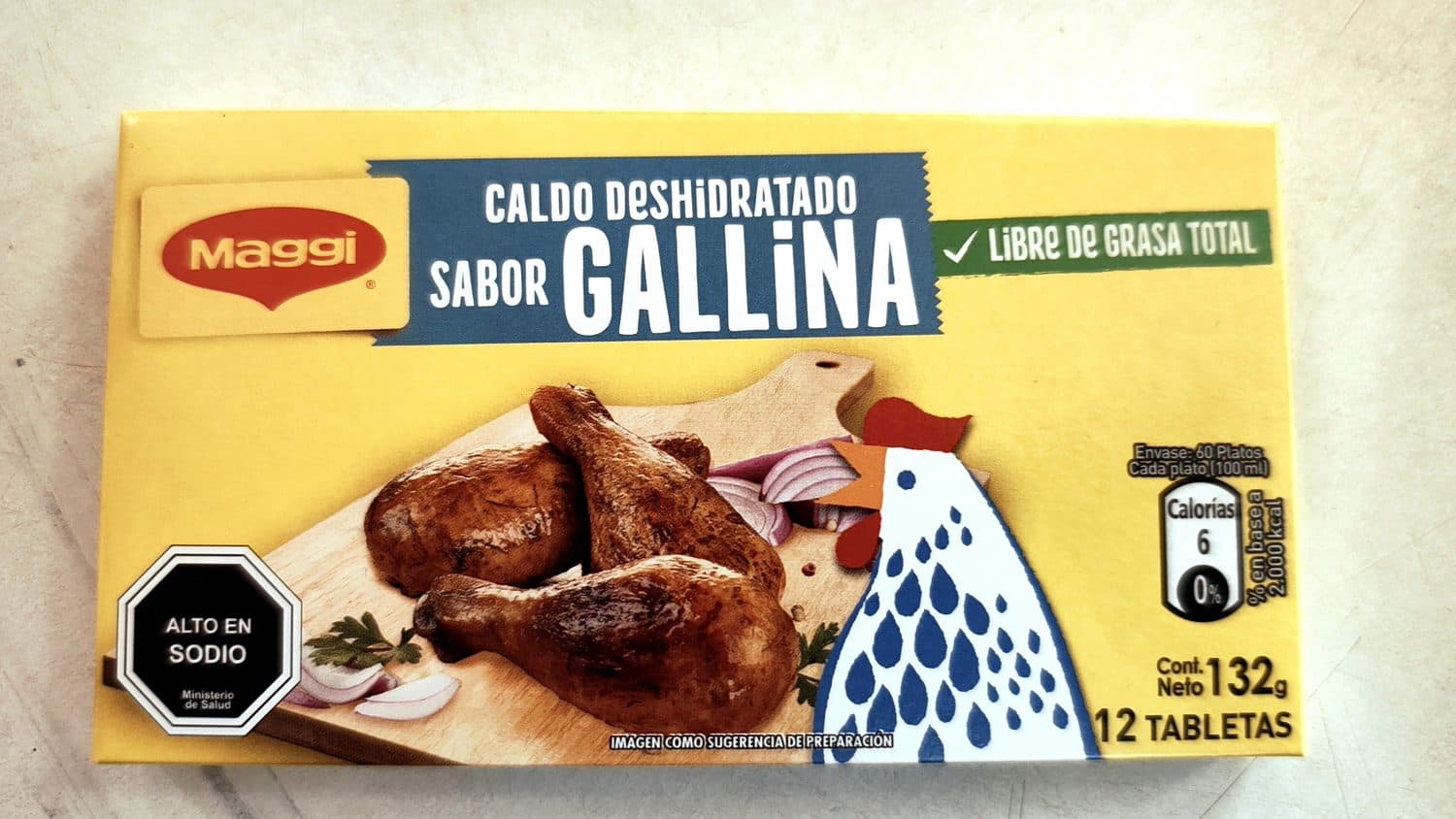 CALDO MAGGI GALLINA X12 120G