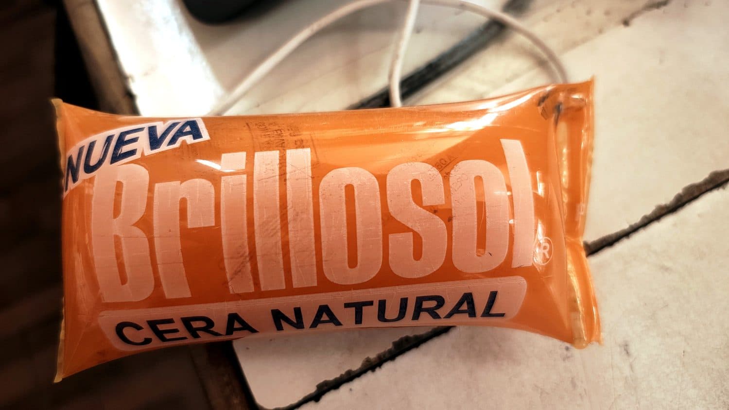 CERA CREMA BRILLOSOL AMARILLO 400ML