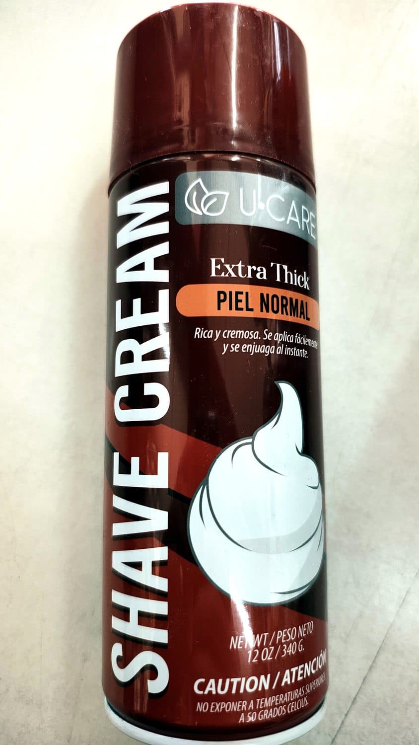 ESPUMA DE AFEITAR U-CARE NORMAL 340G