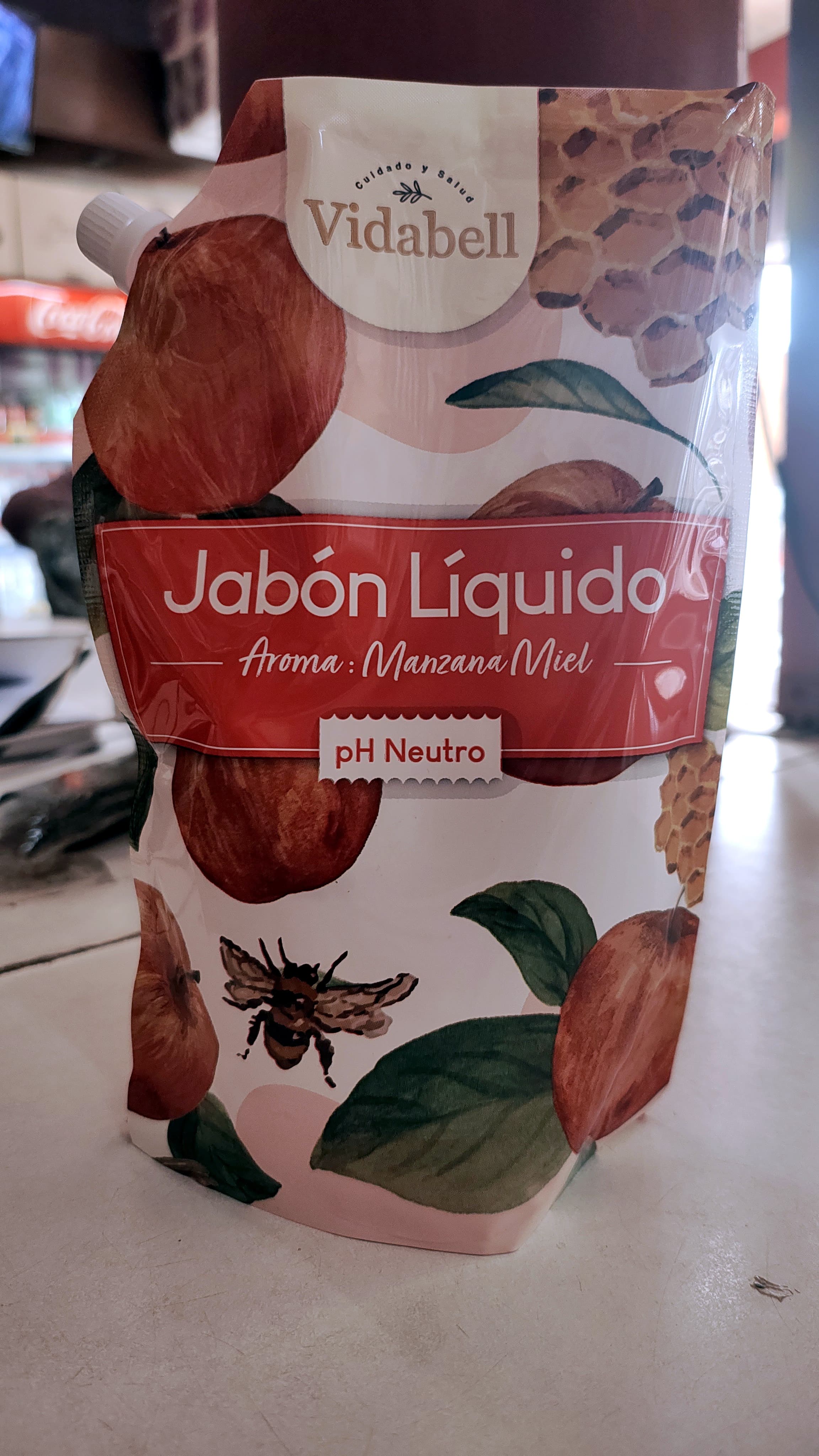 JABON LIQUIDO VIDABELL MANZANA MIEL